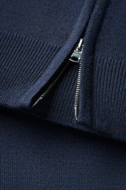 Joe Cardigan 2-Way Zip True Navy -Kleding Winkel twowayzip truenavy detail rits