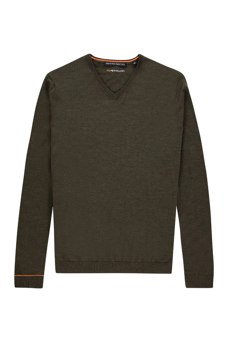 Joe V-neck Army Classic 3 Joe V-neck Army Classic - Afbeelding 3