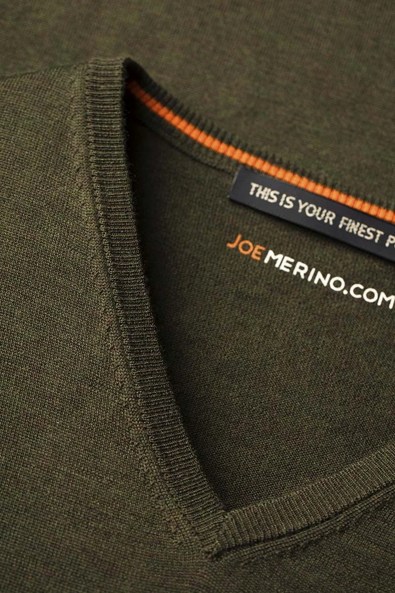 Joe V-neck Army Classic 4 Joe V-neck Army Classic - Afbeelding 4