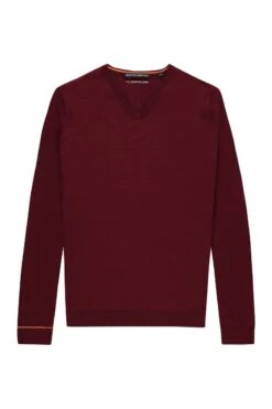 Joe V-neck Extra Long Barolo 7 Joe V-neck Extra Long Barolo -Kleding Winkel v neck barolo detail01 1
