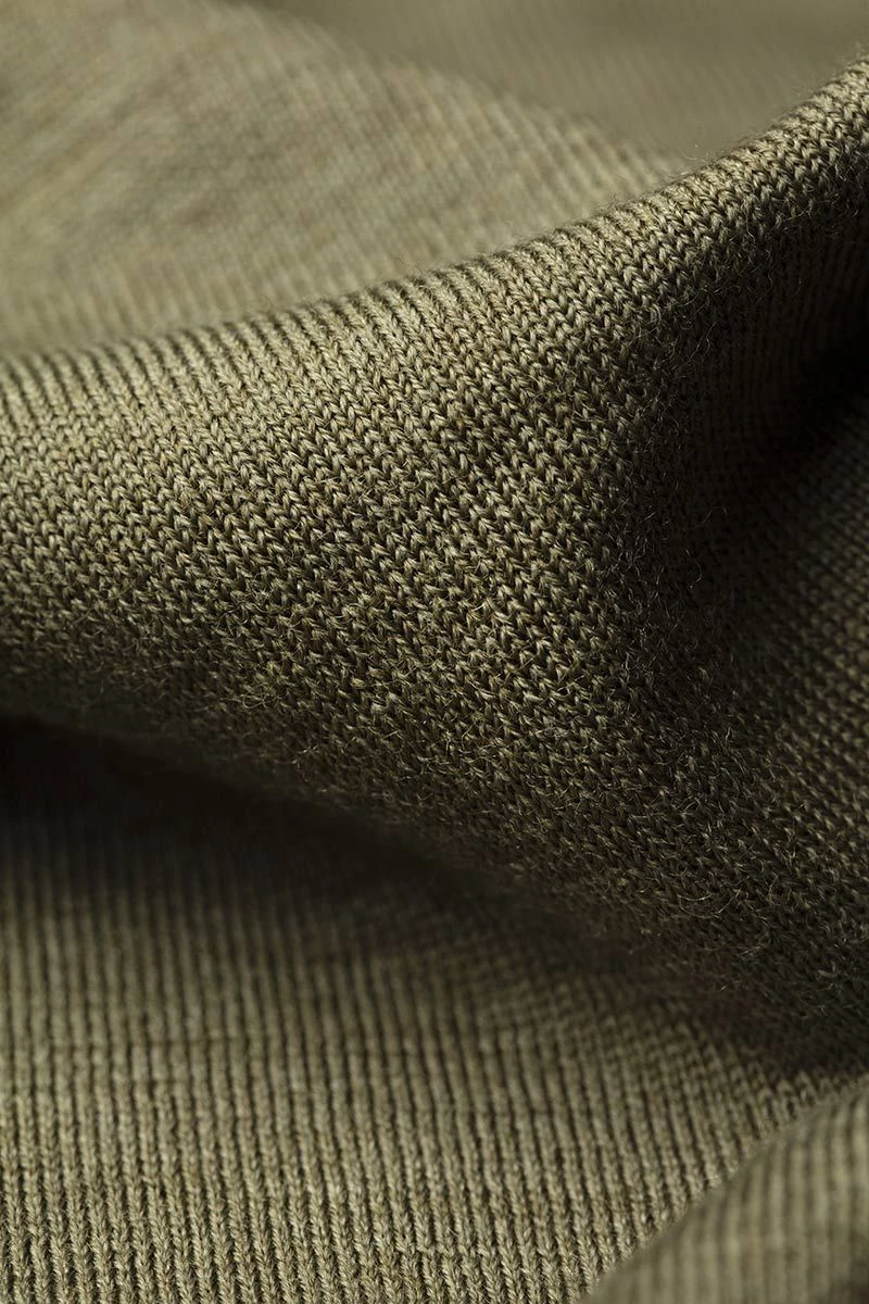 Joe V-Neck Clean Kaki 5 Joe V-Neck Clean Kaki - Afbeelding 5