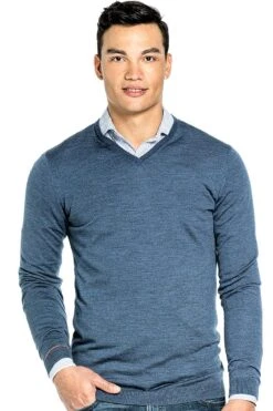 Joe V-neck Extra Long Jeans Blue