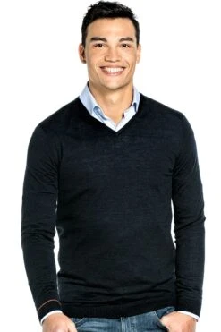 Joe V-neck Extra Long True Navy