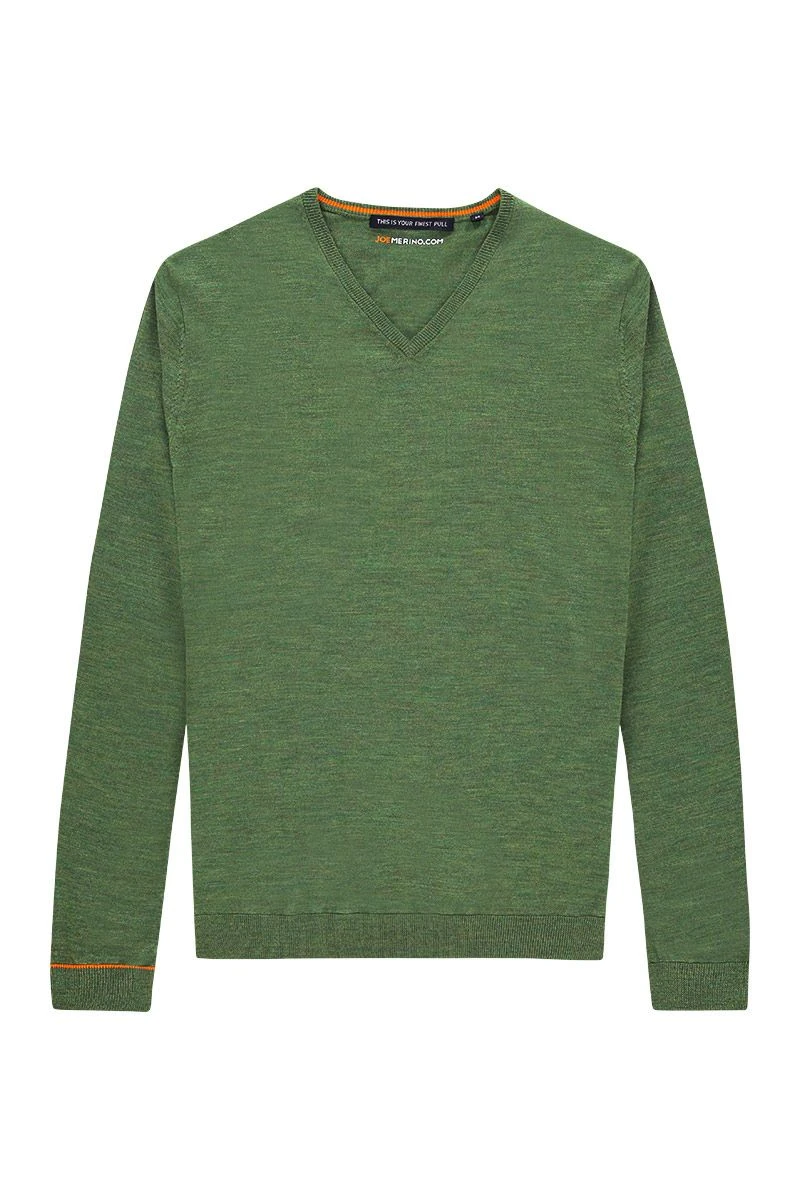 Joe V-Neck Forest Green 3 Joe V-Neck Forest Green - Afbeelding 3