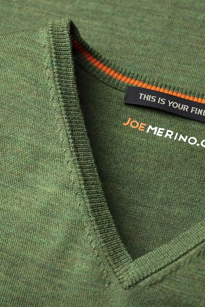 Joe V-Neck Forest Green 4 Joe V-Neck Forest Green - Afbeelding 4