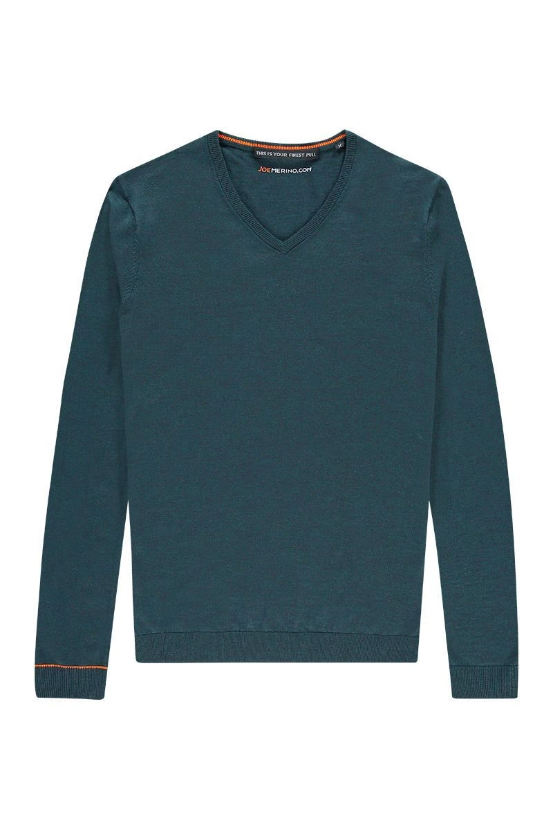 Joe V-neck Proud Peacock 3 Joe V-neck Proud Peacock - Afbeelding 3