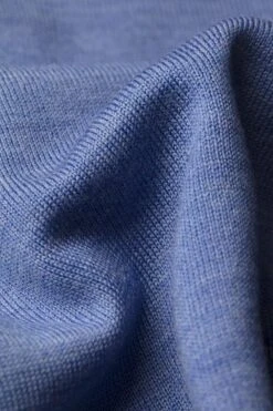 Joe V-Neck Riviera Blue -Kleding Winkel v neck rivierablue detail03