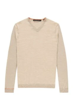 Joe V-neck Sparkling Champagne -Kleding Winkel v neck sparklingchampagne detail01