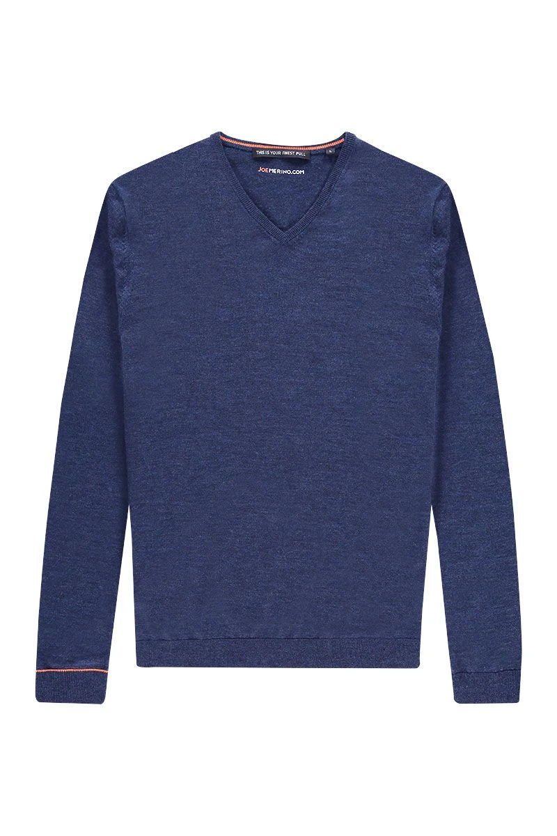 Joe V-neck Summernight Navy 3 Joe V-neck Summernight Navy - Afbeelding 3