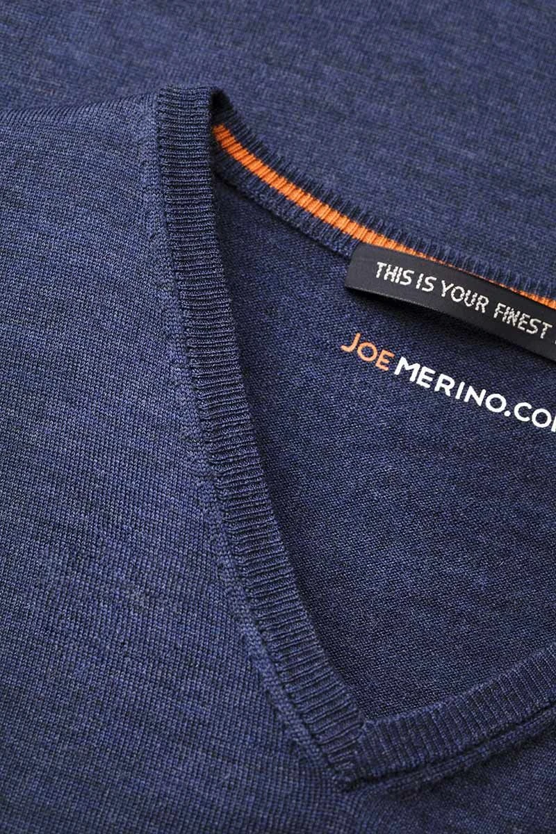 Joe V-neck Summernight Navy 4 Joe V-neck Summernight Navy - Afbeelding 4