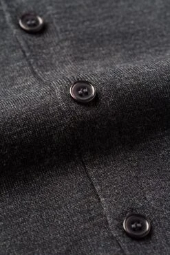 Joe Gilet Antracite Grey -Kleding Winkel vest antracite grey knopen web 1