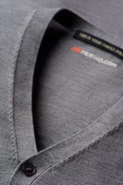 Joe Vest Harvard Grey -Kleding Winkel vest harvard grey hals web