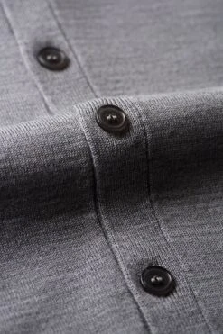 Joe Vest Harvard Grey -Kleding Winkel vest harvard grey knopen web