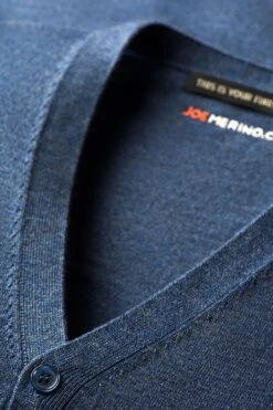 Joe Vest Jeans Blue -Kleding Winkel vest jeans blue hals web