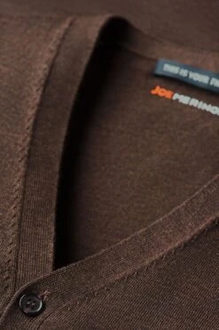 Joe Vest Pure Chocolate -Kleding Winkel vest pure chocolate hals web