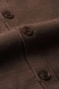 Joe Vest Pure Chocolate -Kleding Winkel vest pure chocolate knopen web