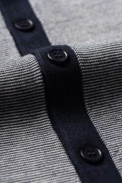 Joe Vest Stripes Blue -Kleding Winkel vest stripes knopen web