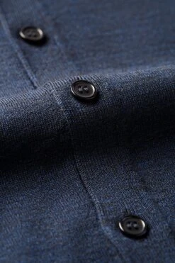 Joe Vest True Navy -Kleding Winkel vest true navy knopen web