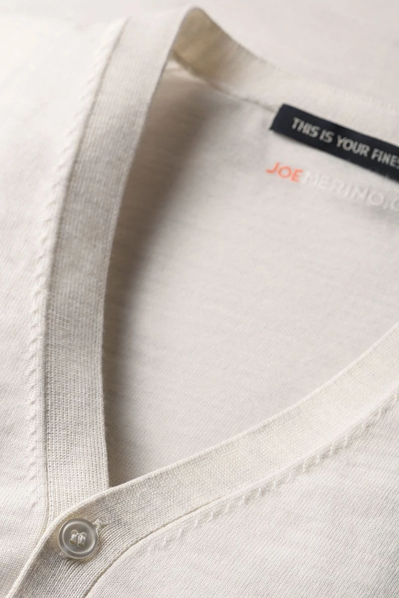 Joe Vest Wool White 4 Joe Vest Wool White - Afbeelding 4