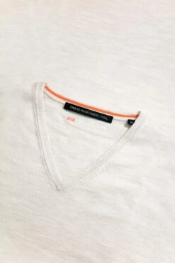 Joe V-Neck Wool White 5 Joe V-Neck Wool White -Kleding Winkel ww
